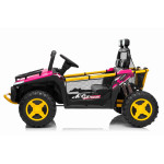 Elektrická bugina UTV Speed - ružová